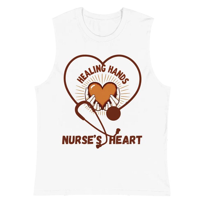 Healing Hands Nurse's Heart Muscle Tank product image (6)