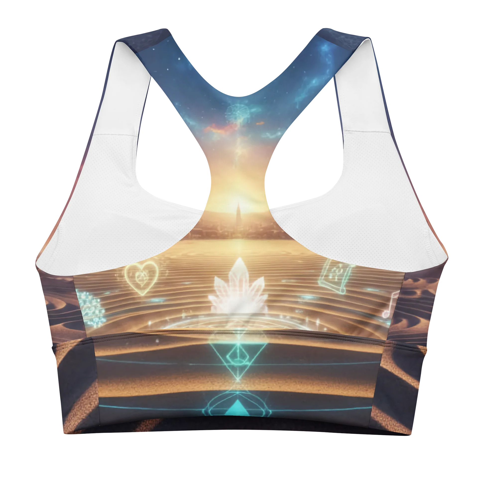 Cosmic Desert Longline Sports Bra product image (2)