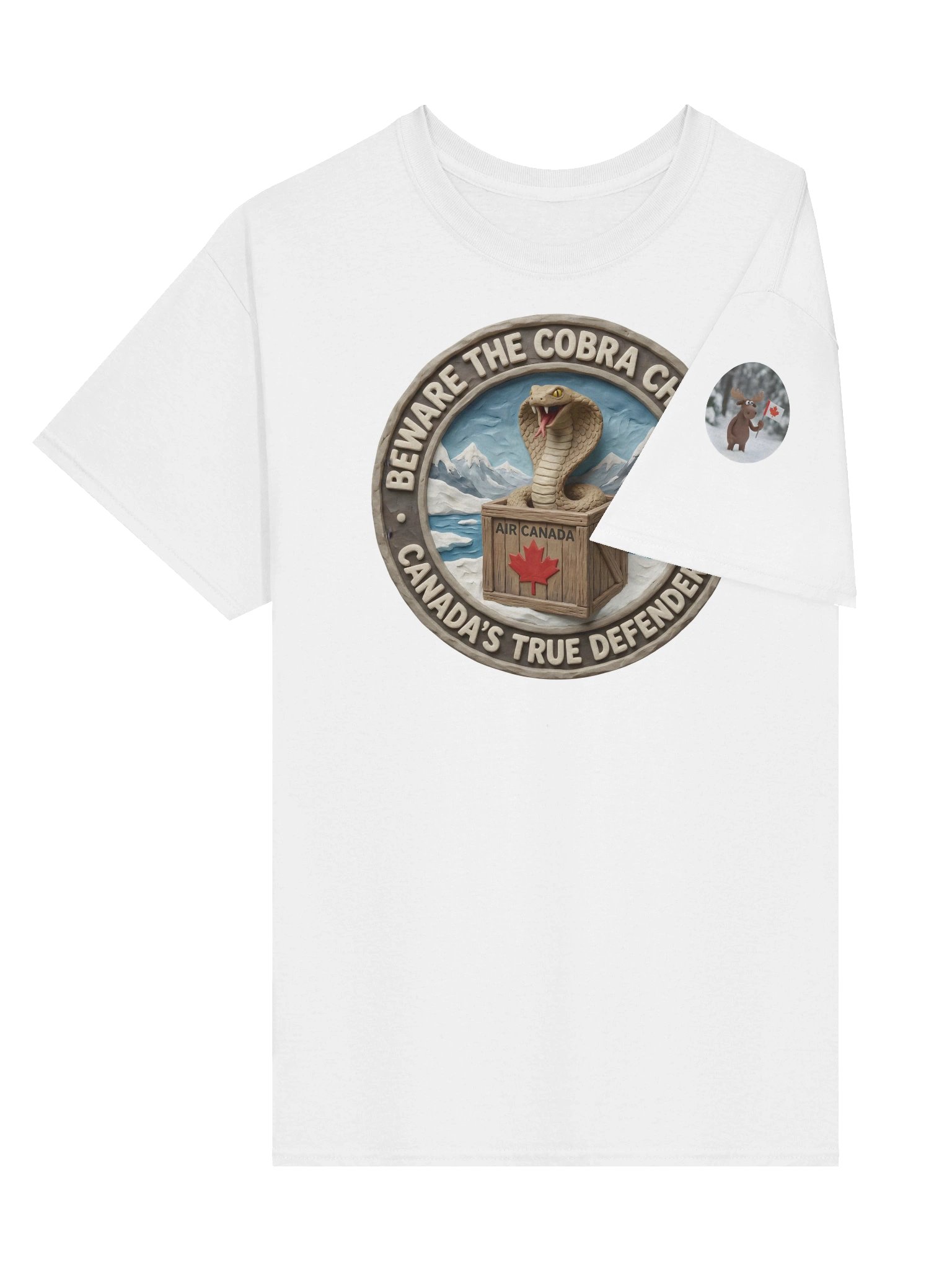 Beware the Cobra Chicken | Essential Character Tee (White) product image (3)