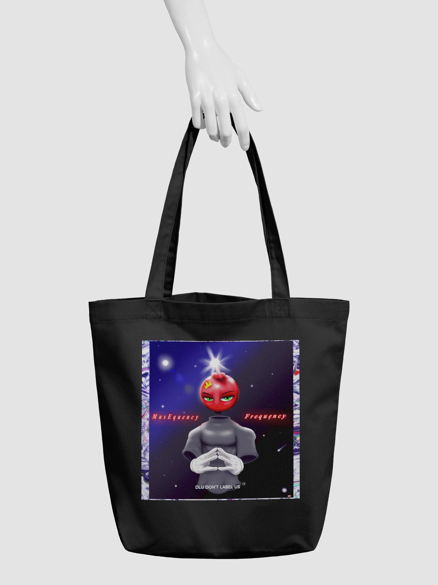 DLU DON’T LABEL US® Frequency Eco-Friendly Tote Bag product image (3)