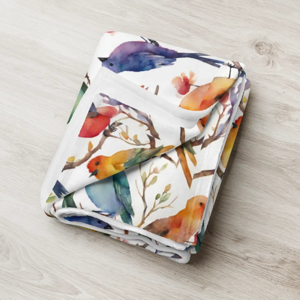 Multi Coloured Birds Blanket product image (7)