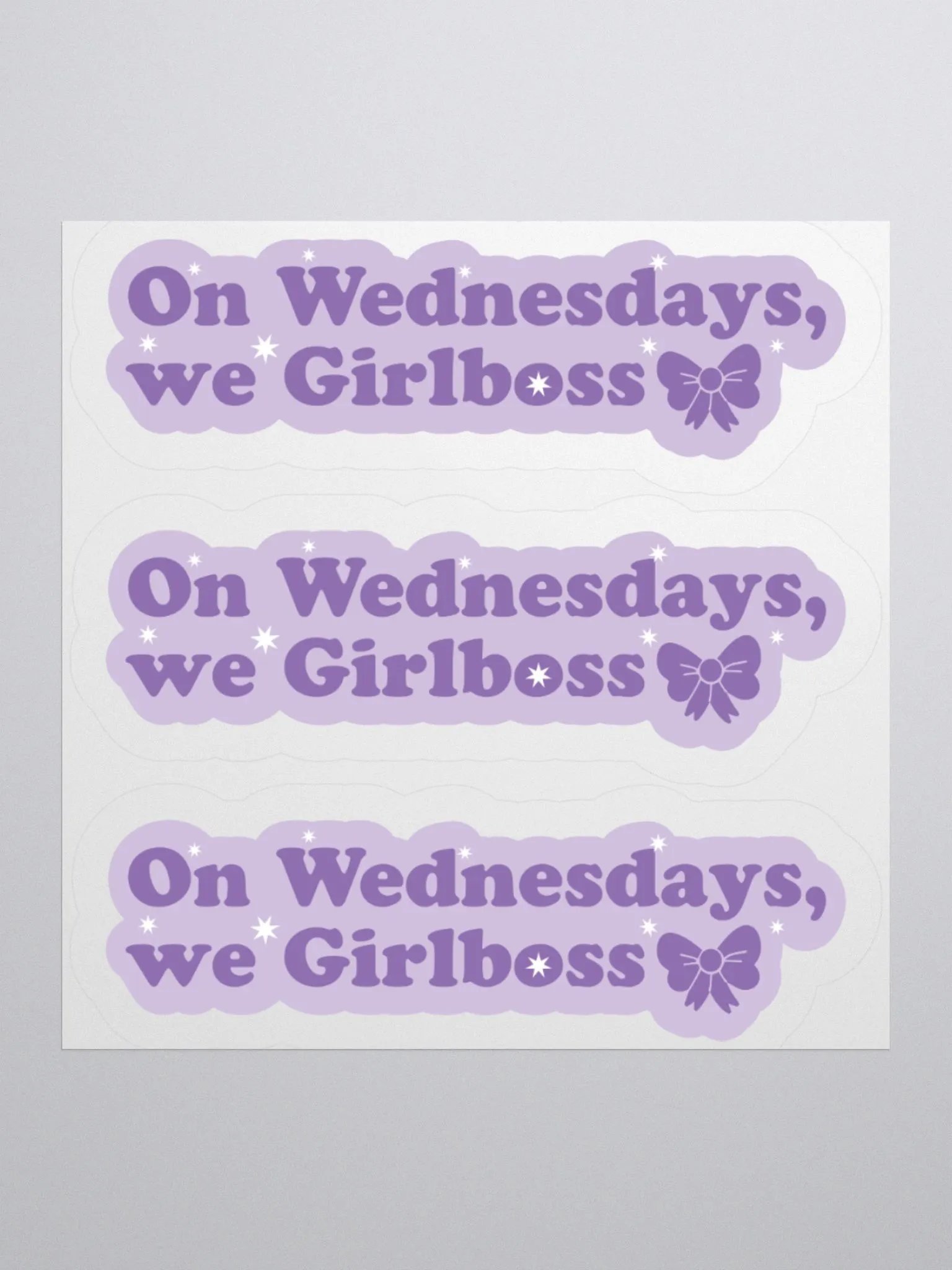 On Wednesdays, we Girlboss (Purple) product image (9)