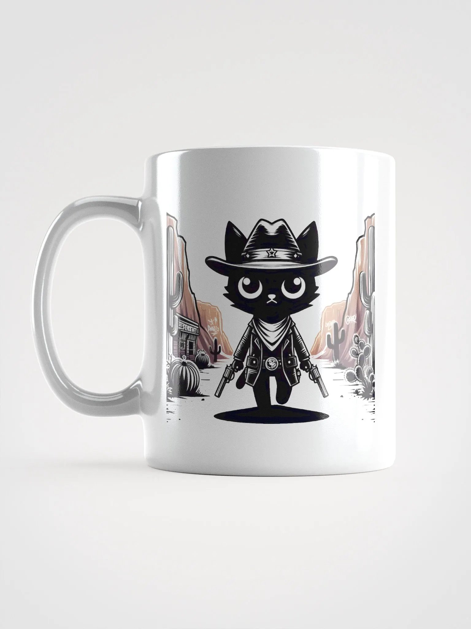 Quick Gun Kitty Mug product image (6)