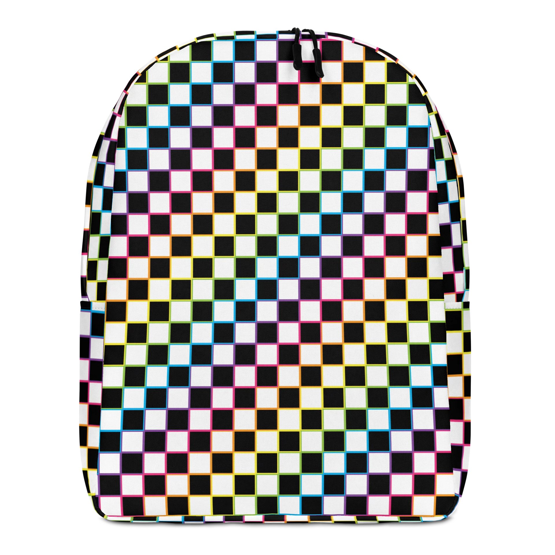 Rainbow Checkered Backpack product image (1)