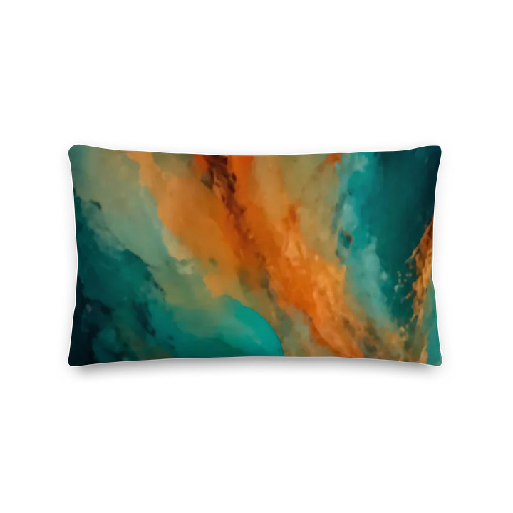 Turquoise and Orange Magic - The Pillow product image (5)