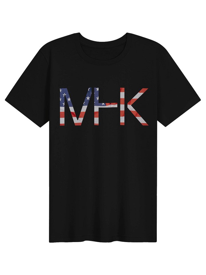Bella + Canvas T-Shirt with MHK Logo and American Flag Motif product image (3)