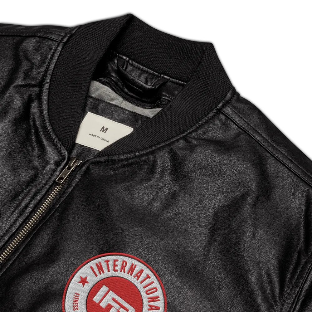 IFBNewsfeed.Org's Threadfast Apparel Faux Leather Bomber Jacket product image (8)