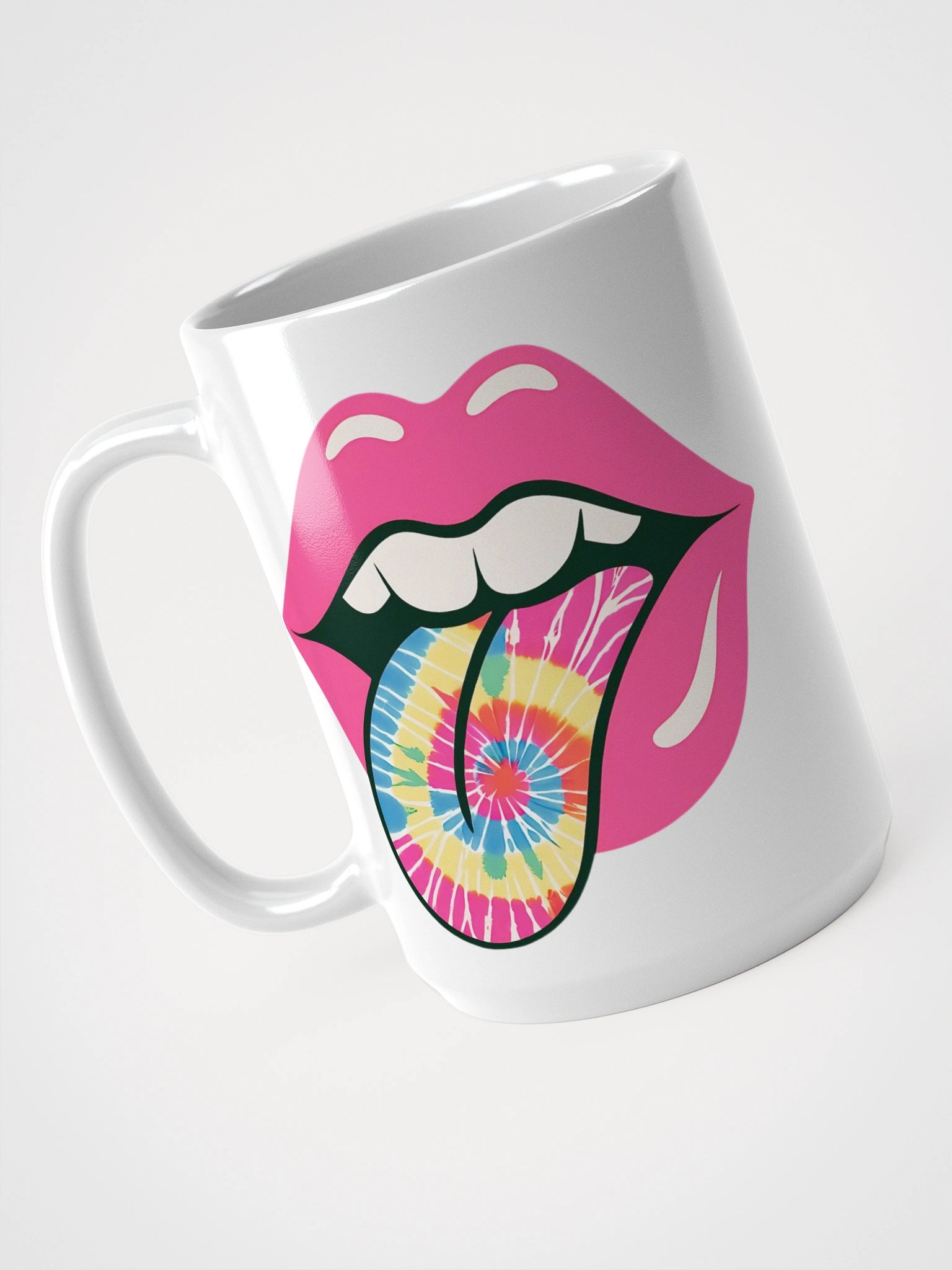 Tie-Dye Tongue Bite Mug product image (3)