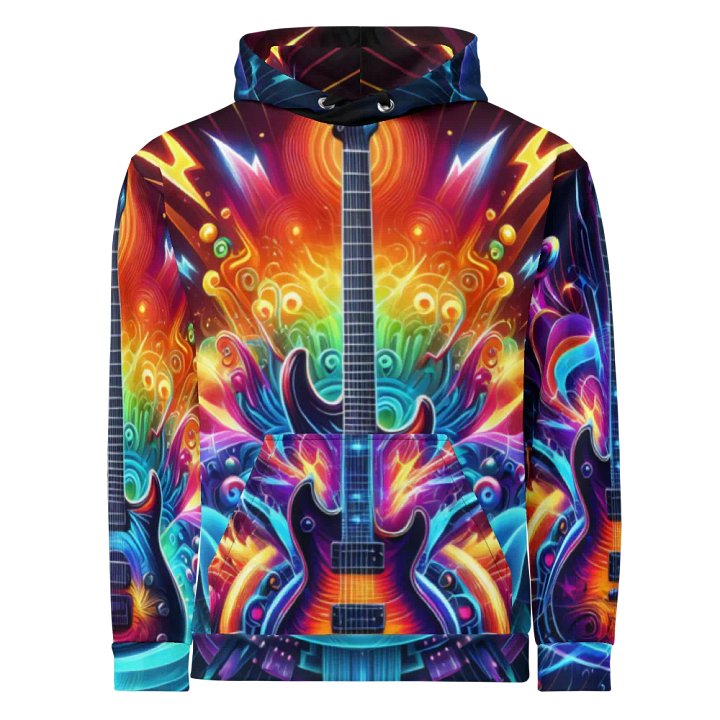 Guitar Musical Instrument - All-Over Unisex Hoodie #12 product image (1)
