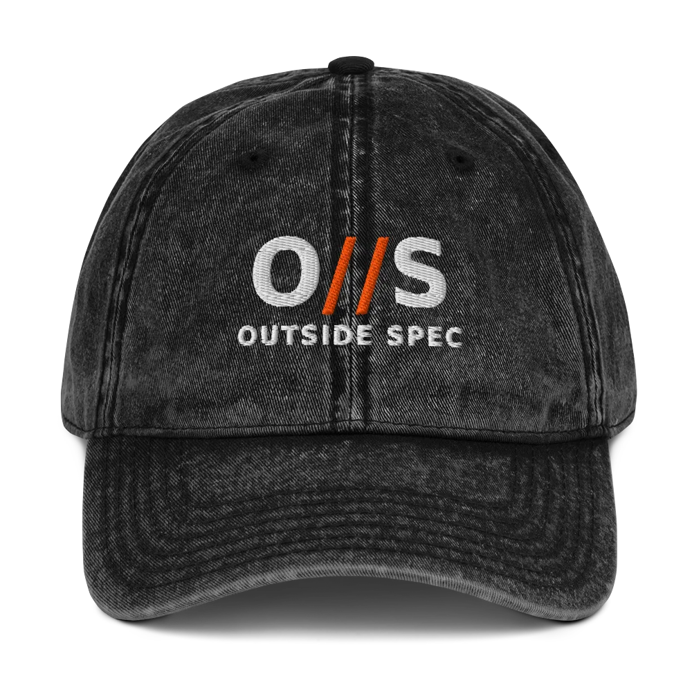 Otto Vintage Wash Dad Hat with Bold Slash Logo product image (1)