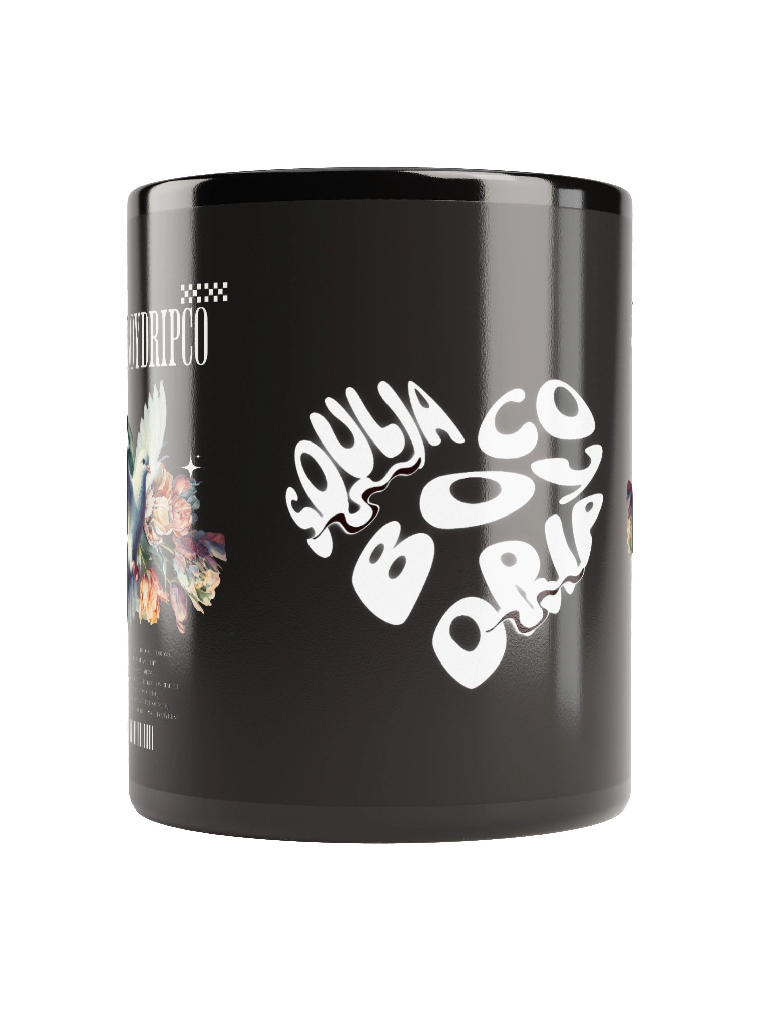 SOULJABOYDRIPCO Trap Birds Black Mug product image (5)