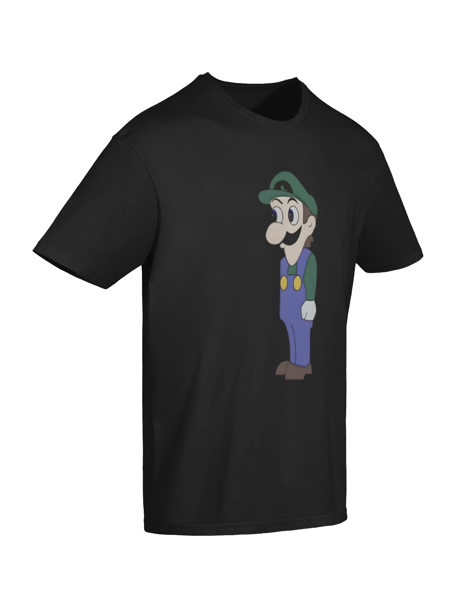 Look at the Front of My Shirt for Boobs Shirt – Luigi Meme product image (10)