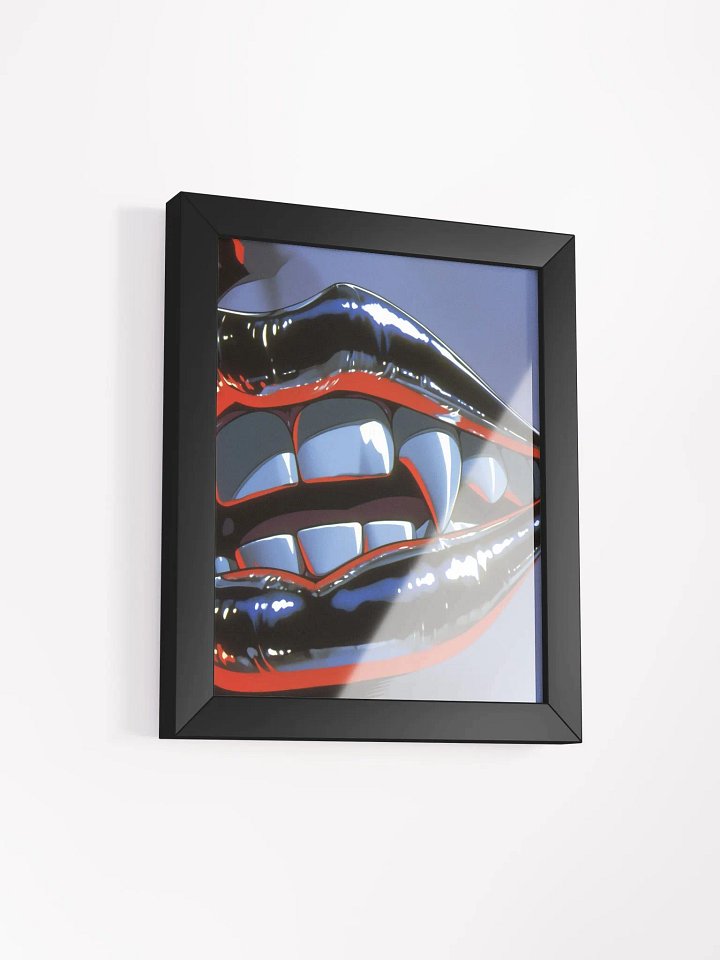 "Kiss that leaves it's mark" Framed Poster product image (2)