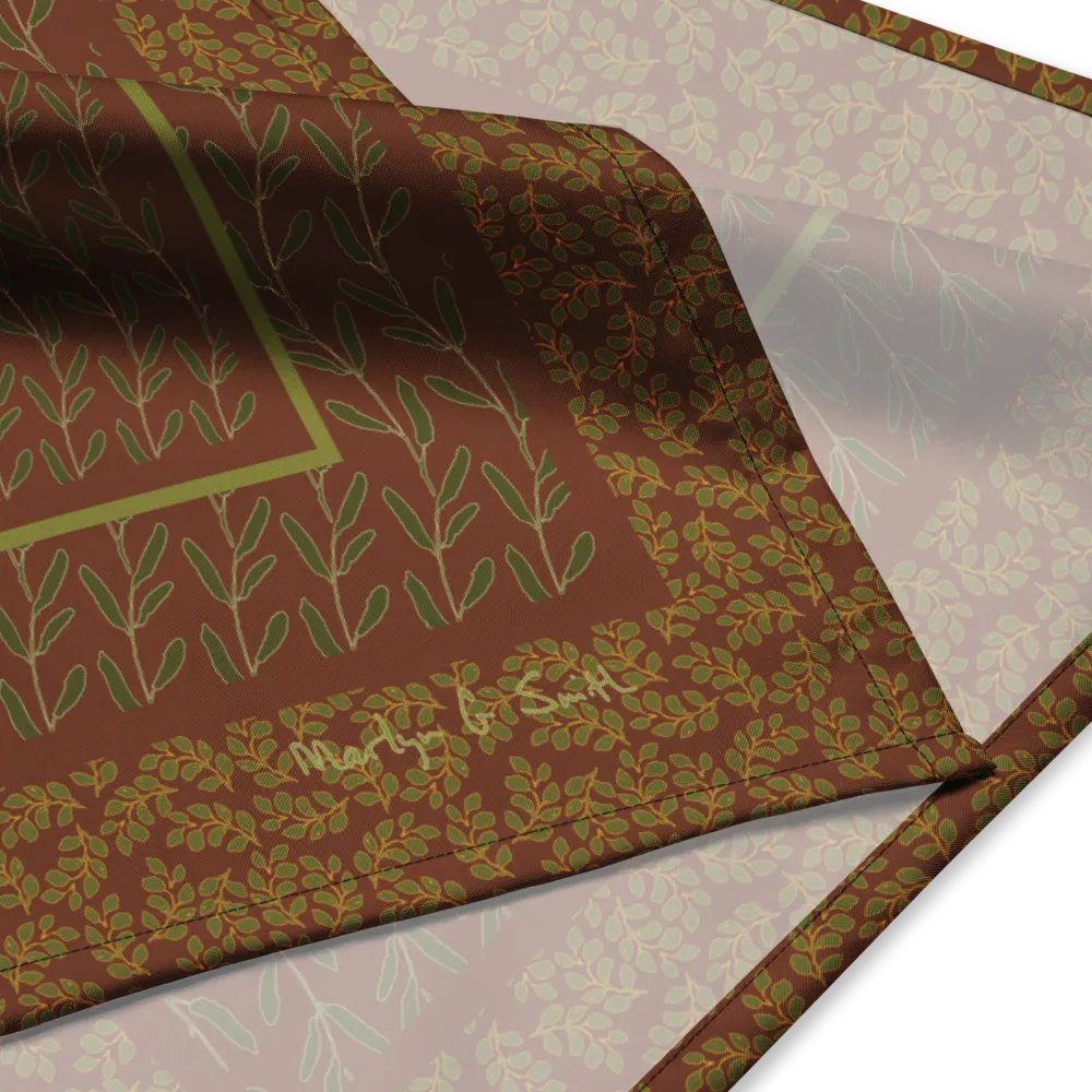 “Good Morning Wave” Bandana in Deep Red product image (2)