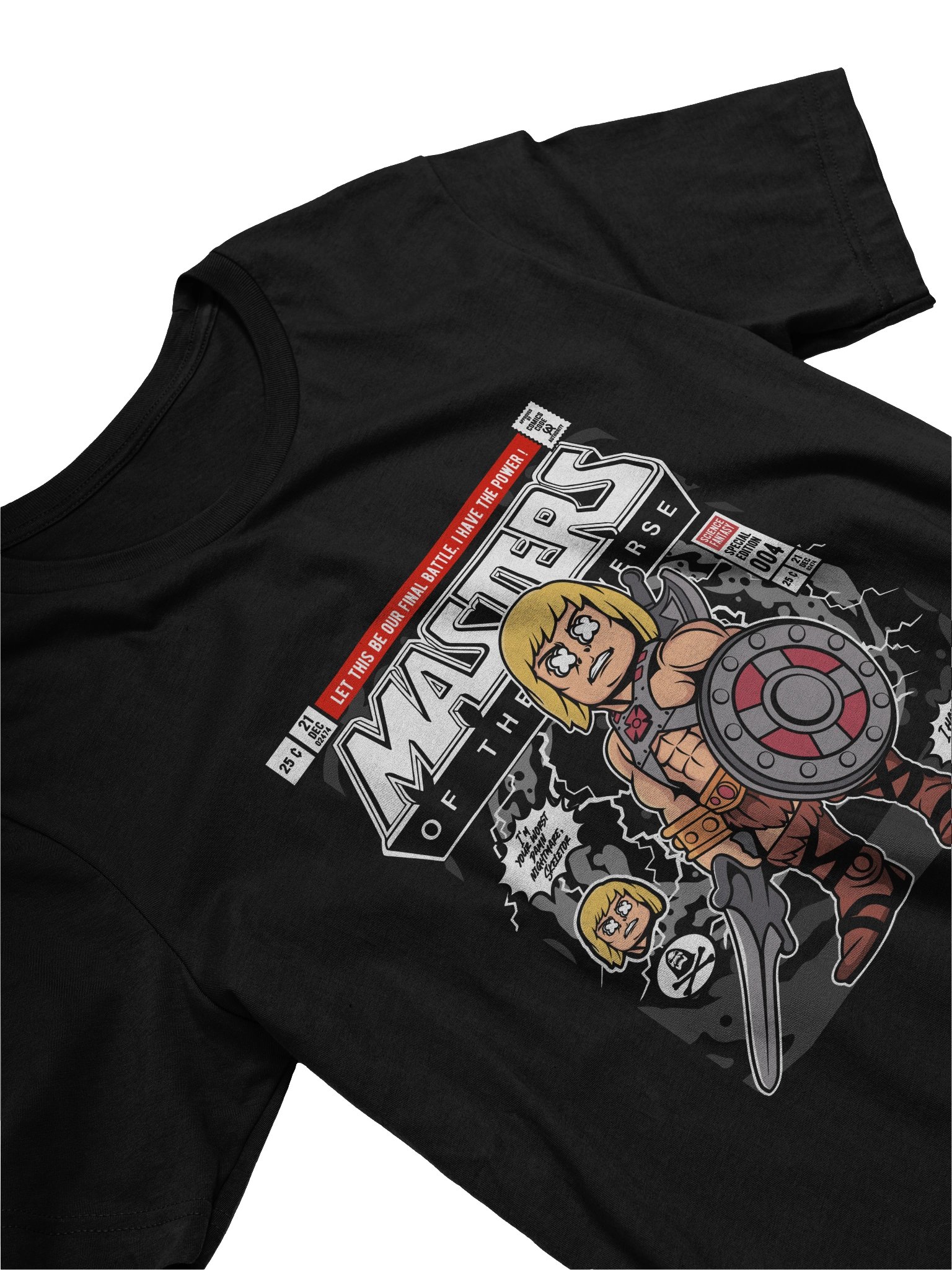 Epic Warrior Comic Book T-Shirt product image (3)