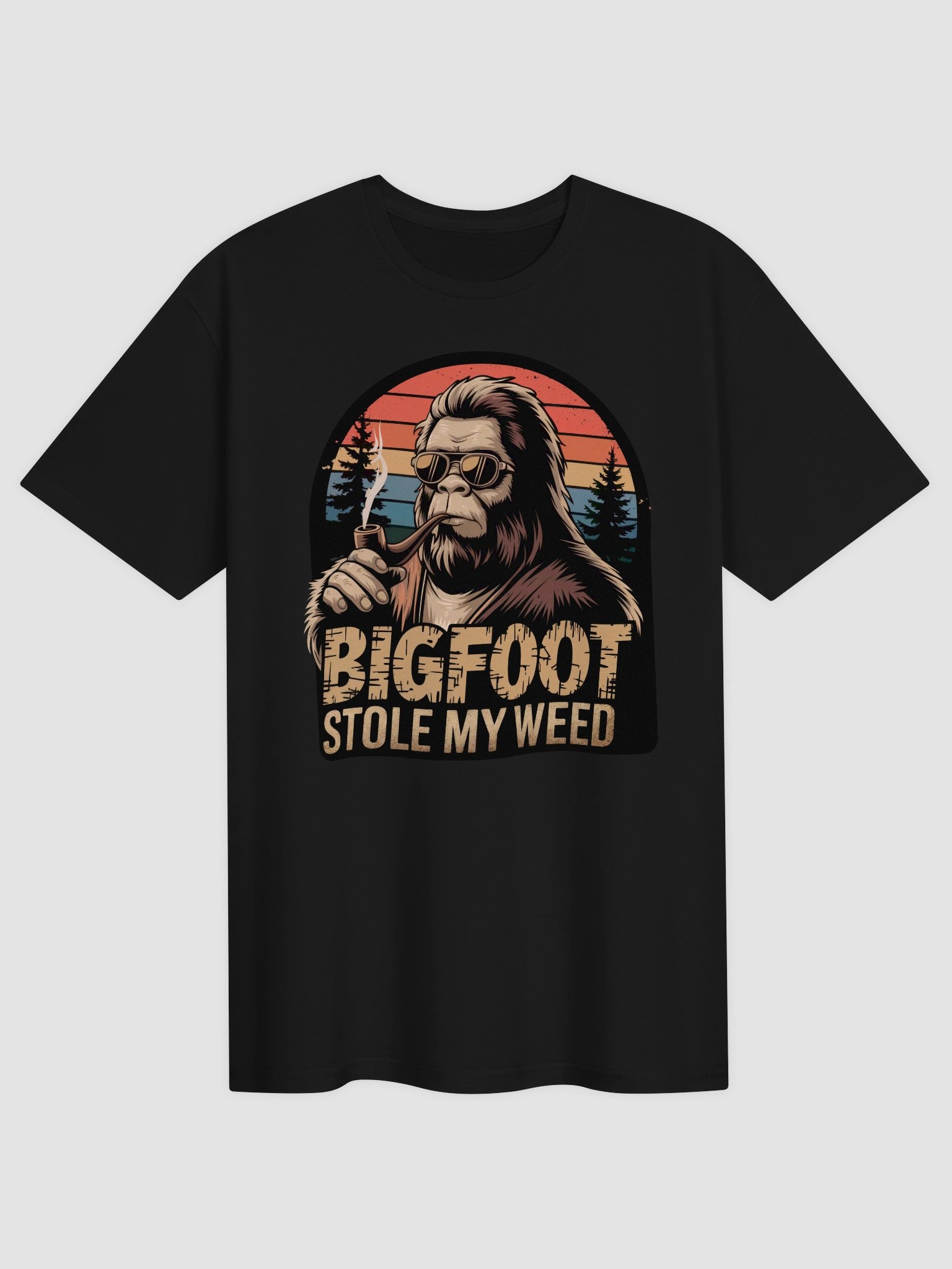 BigFoot Stole My Weed Graphic - Gildan Unisex T-shirt product image (3)