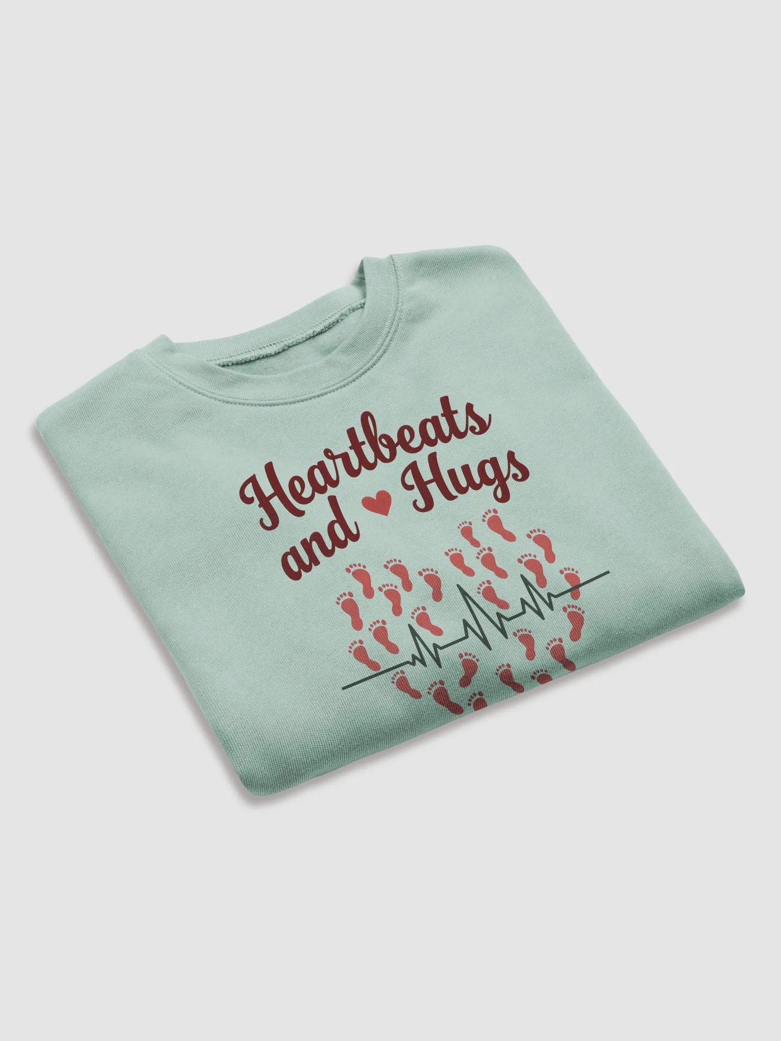 Heartbeat and Hugs Crop Sweatshirt product image (21)
