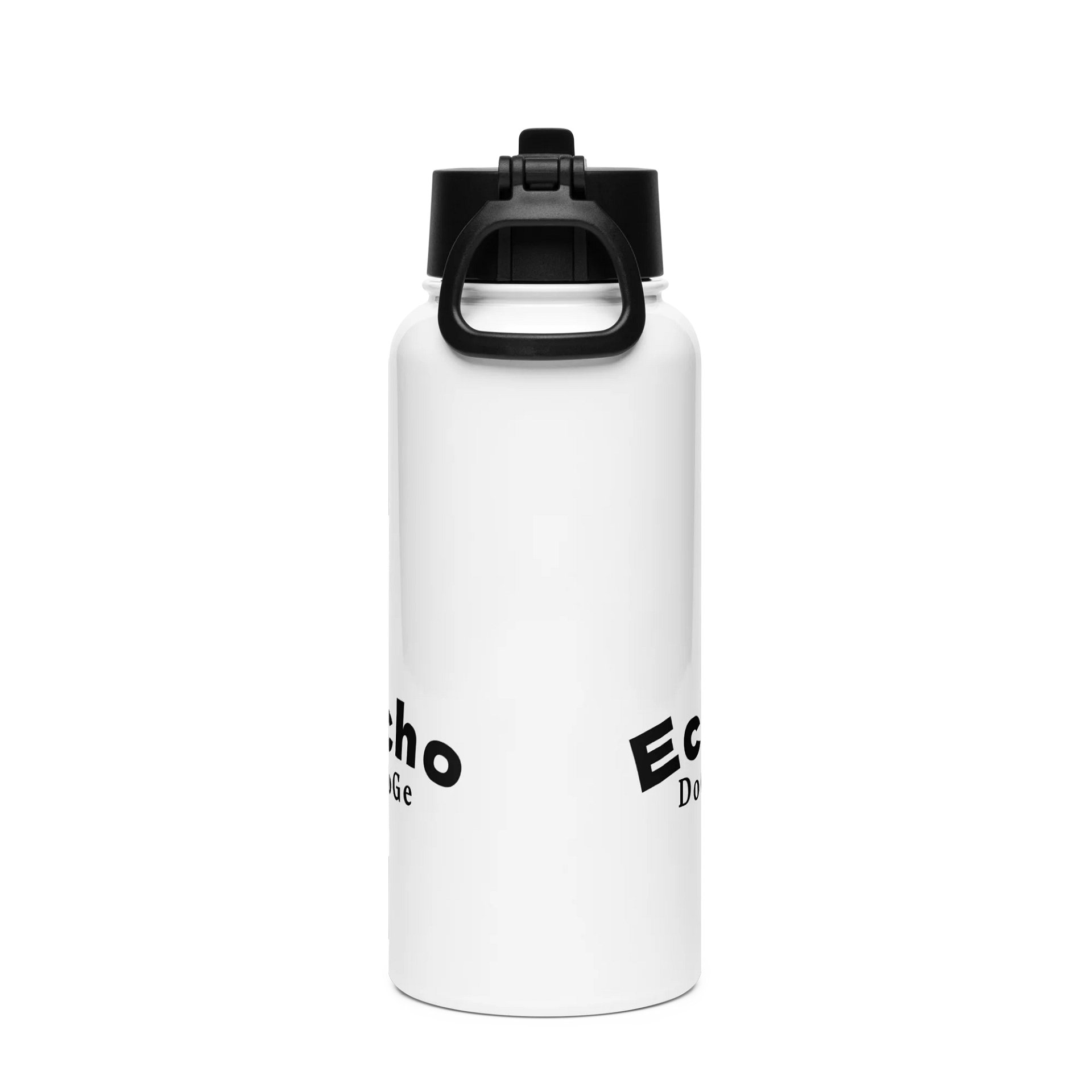 EchoDoGe Steel & White Waterbottle product image (2)