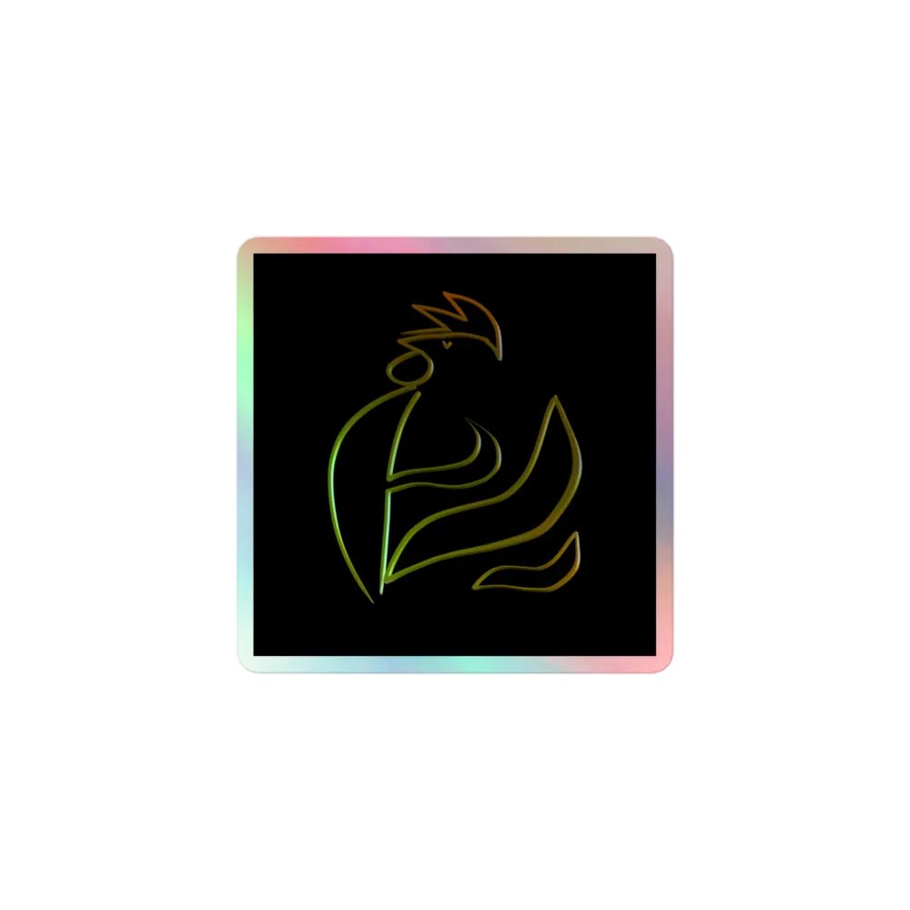 Cock Energy Holographic Sticker Set product image (1)