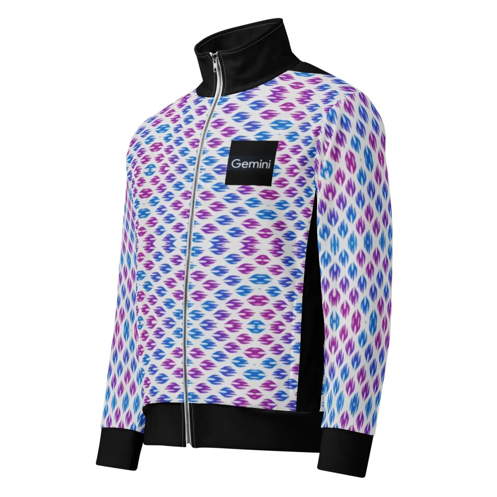 Gemini 2.5 Pro Experimental Track Jacket "Algorithmic Flow" (Unisex) Google AI x Deepmind product image (1)