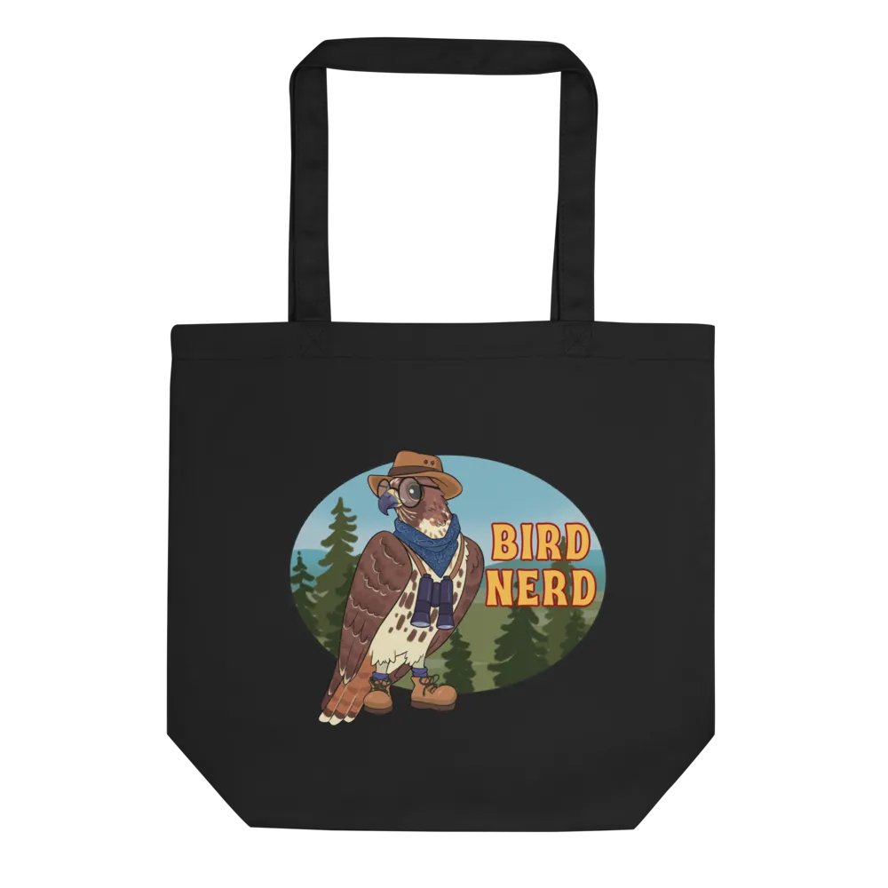 Red-tailed hawk - Bird Nerd Eco Tote product image (1)