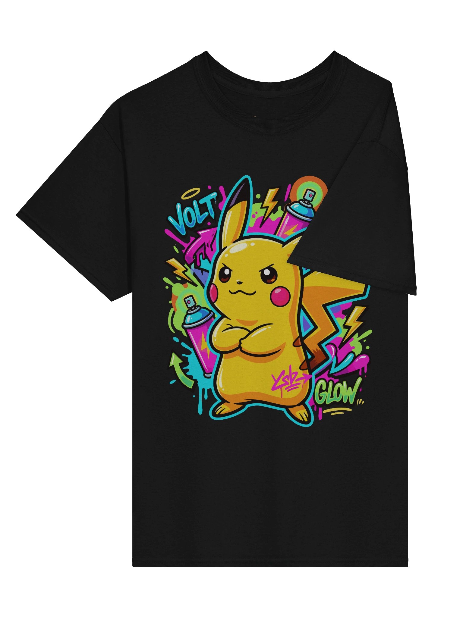 Pikachu graffiti t-shirt product image (19)