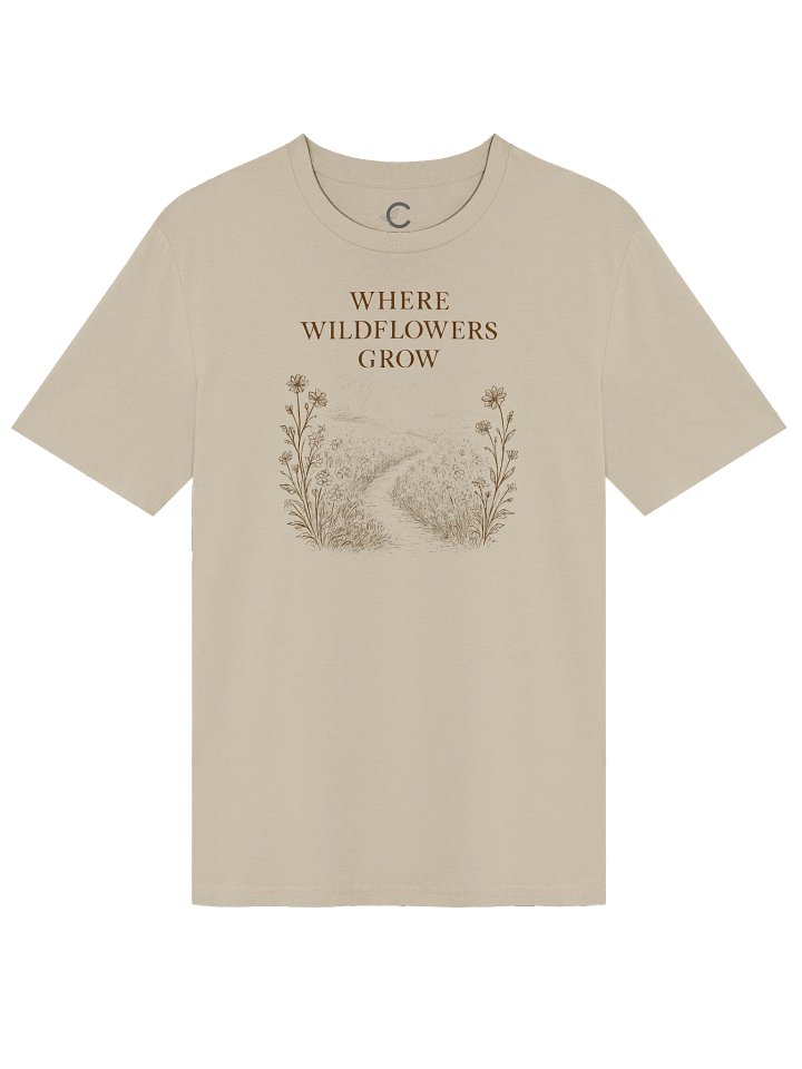 Heritage Goods: "Wildflowers Grow" Organic T-Shirt product image (2)