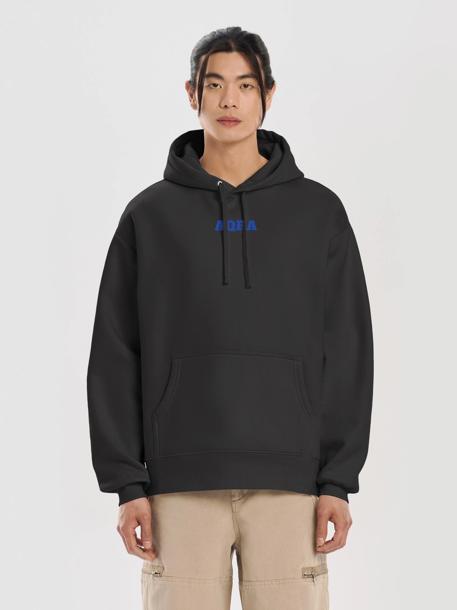 AQRA Blue Logo Heavy Hoodie product image (1)