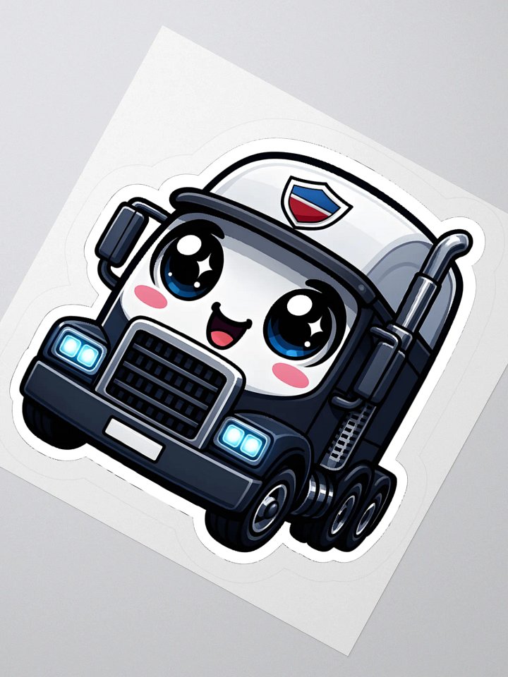 Cheerful Truckin' Sticker product image (2)