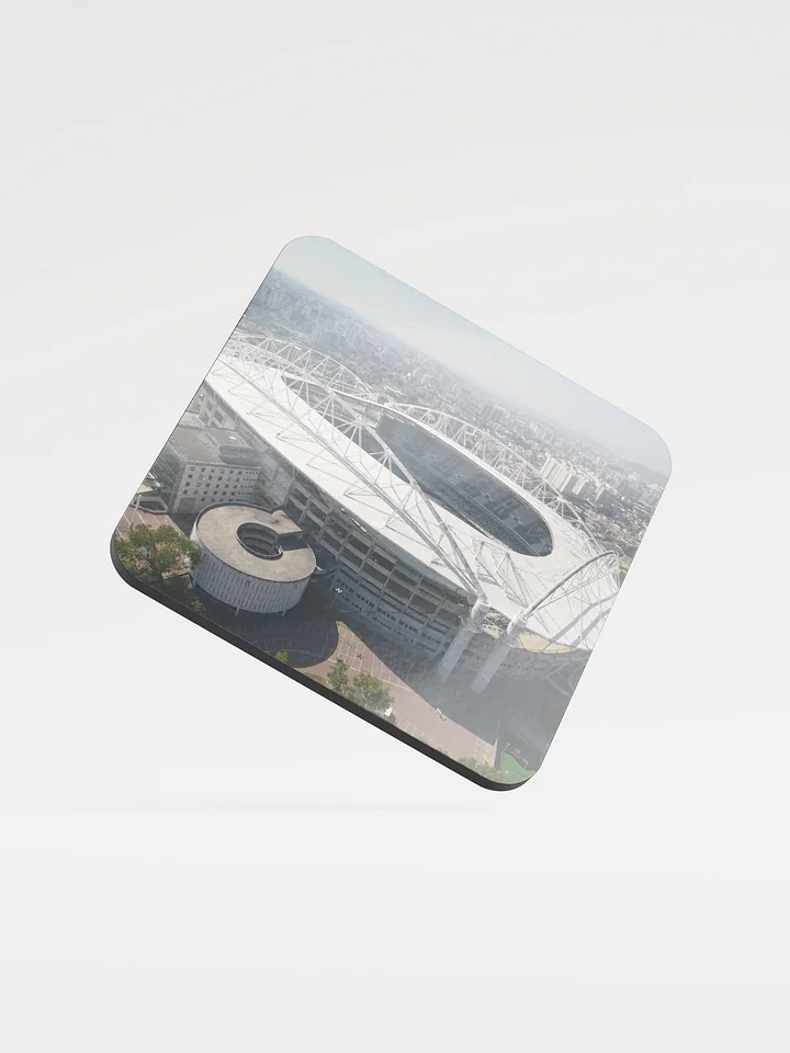 Nilton Santos Stadium – Glossy Cork Coaster /Porta-Copo de Cortiça (EN/BR) product image (1)
