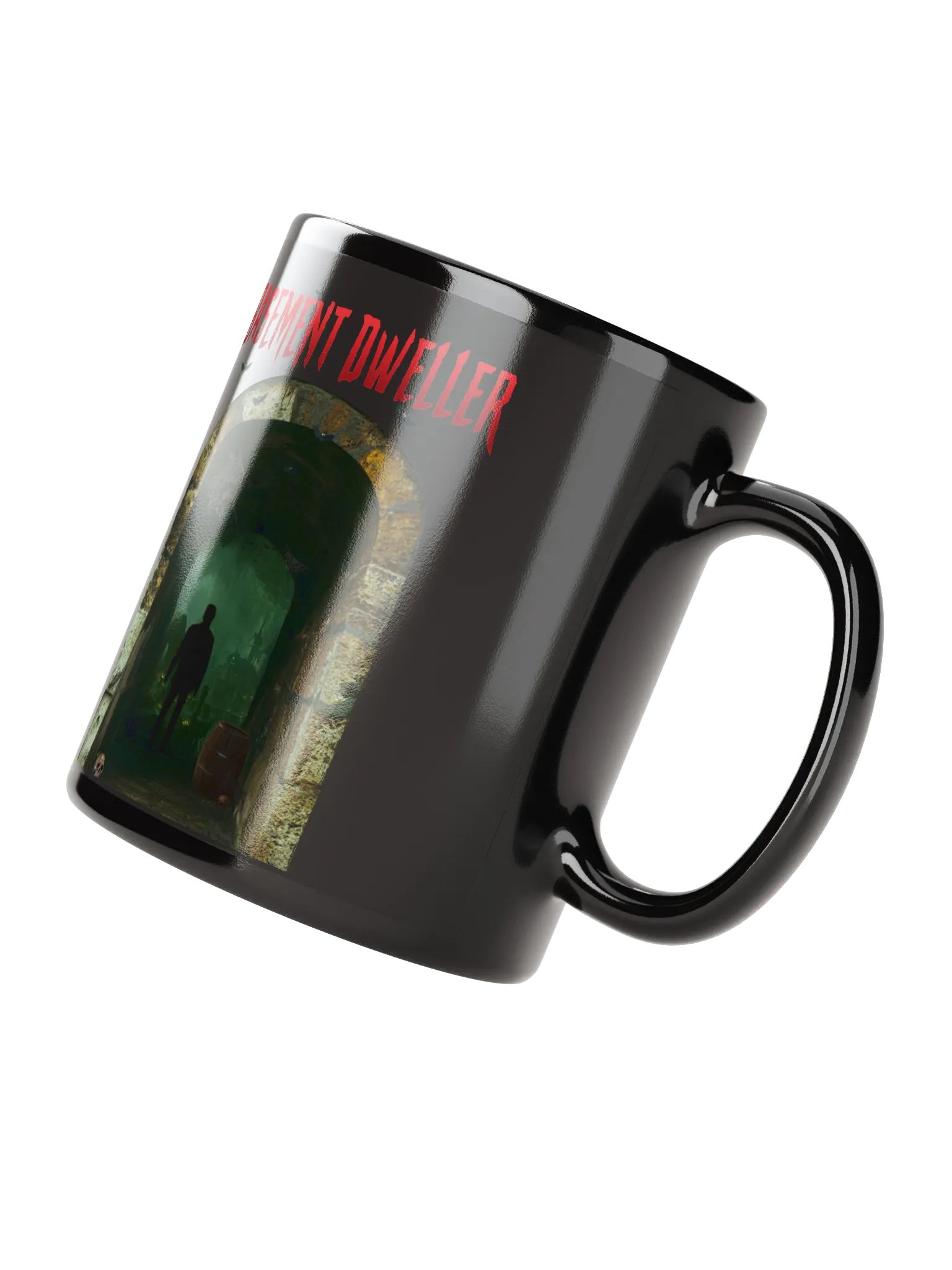Basement Dweller - Black Glossy Mug product image (3)