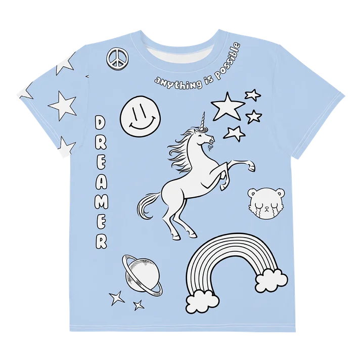 YOUTH Girls Tee - Sky Blue product image (1)