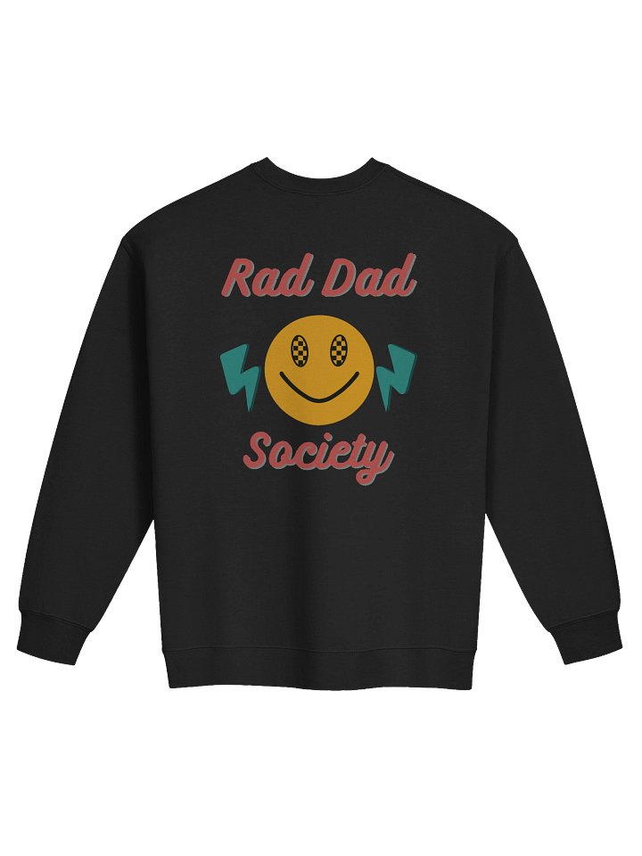 Rad Dad Crew Neck Sweatshirt - Black product image (1)