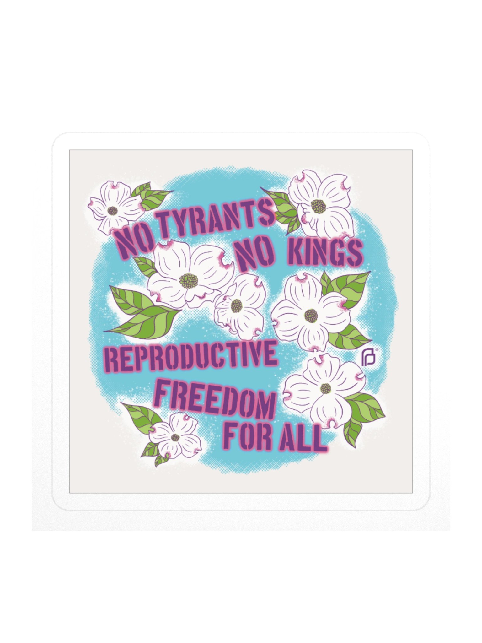 No Tyrants, No Kings Sticker — Virginia product image (1)