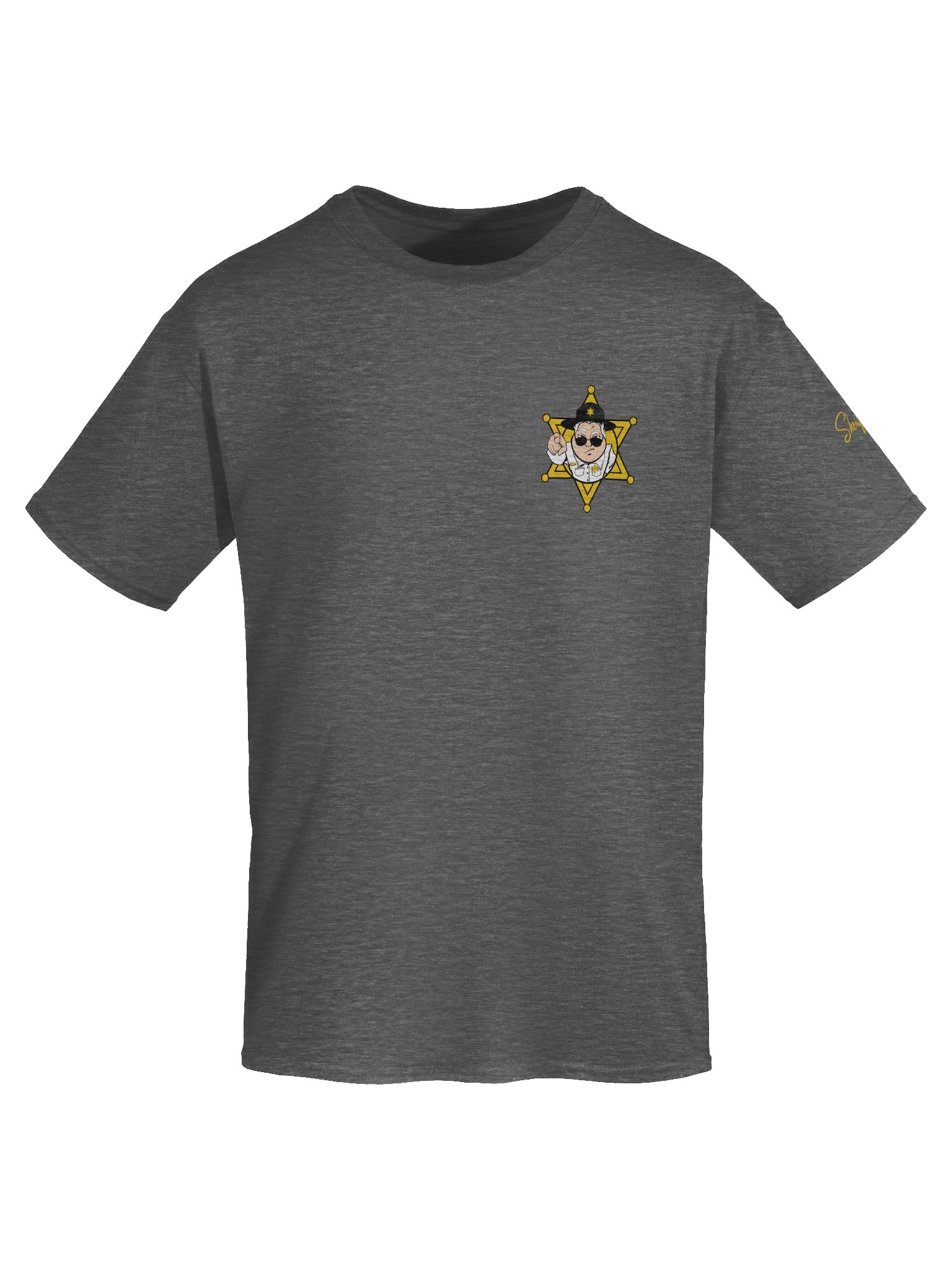Sheriff Logo And Name Heavyweight T-Shirt by Gildan product image (7)