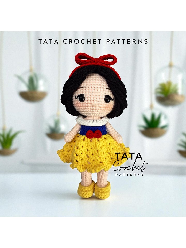 PDF -♡- Doll Dress Up & Transformation -♡- Princess Amigurumi Crochet Pattern product image (1)