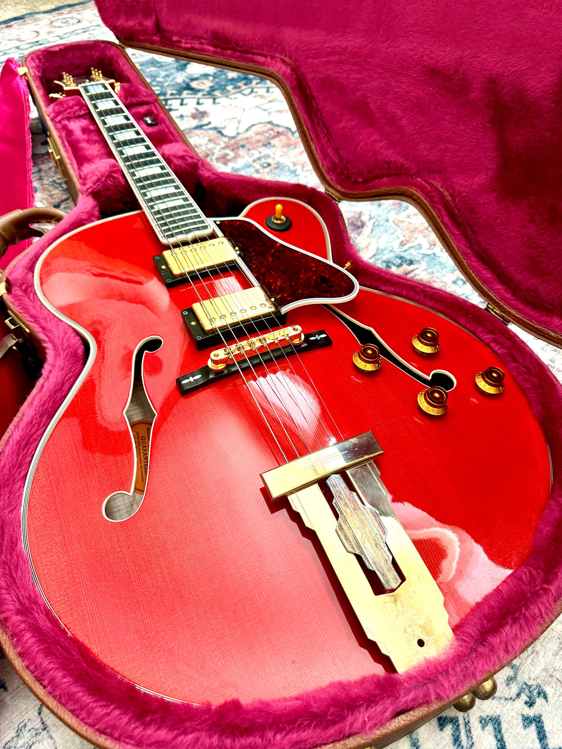 1998 Gibson L5-CT "FIGURED CHERRY RED" Custom Historic Series + OHSC product image (11)