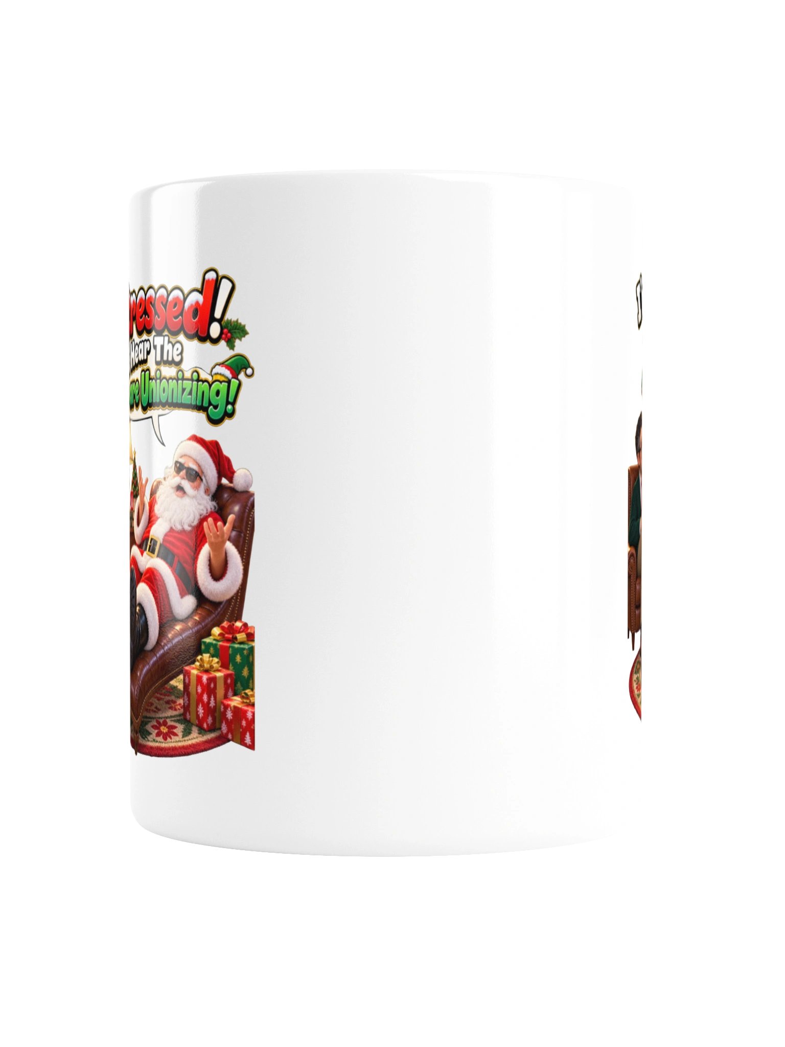 I’M STRESSED! I HEAR THE ELVES ARE UNIONIZING! MUG product image (5)