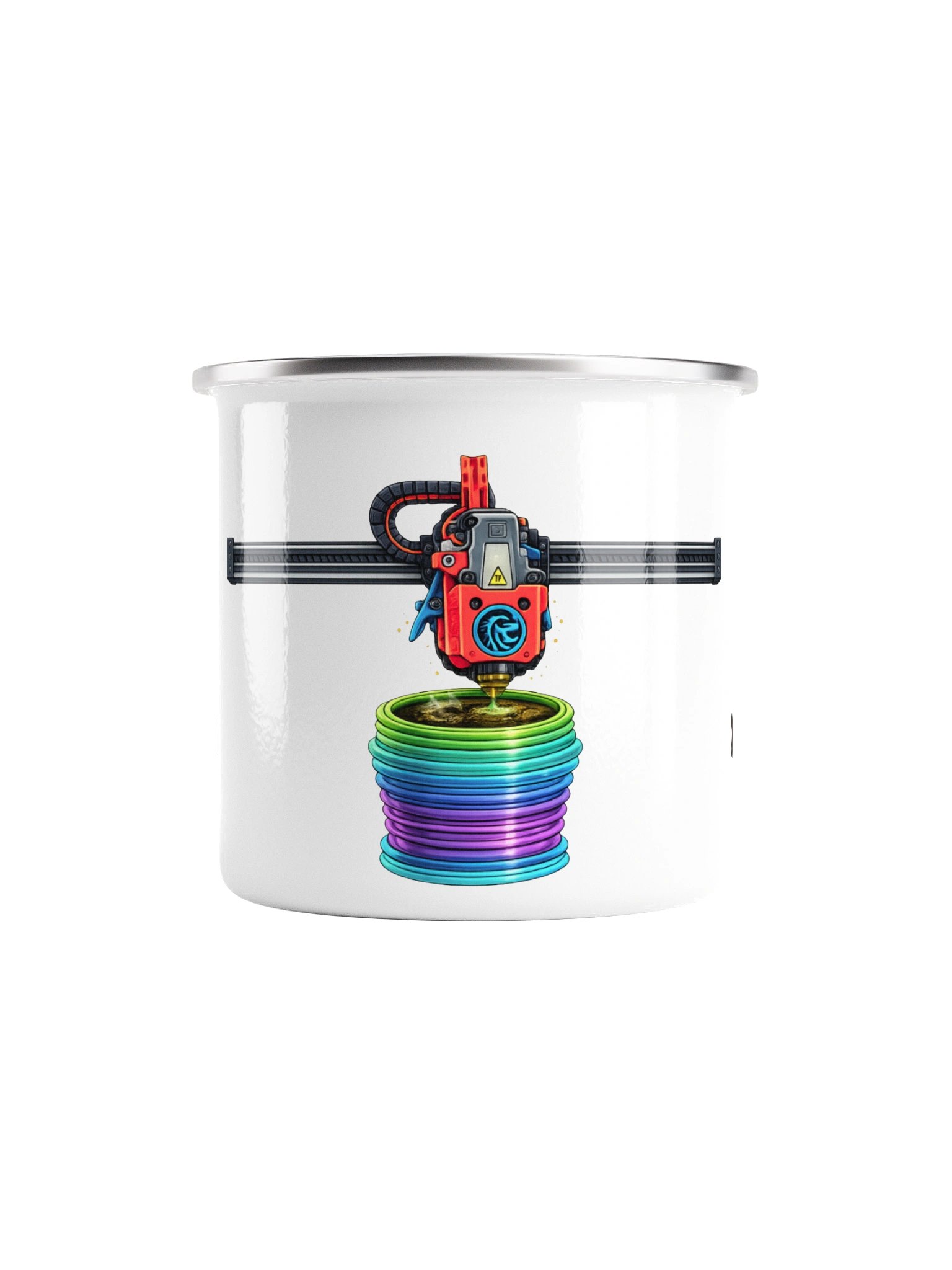 The Printasaurus Enamel Mug product image (2)