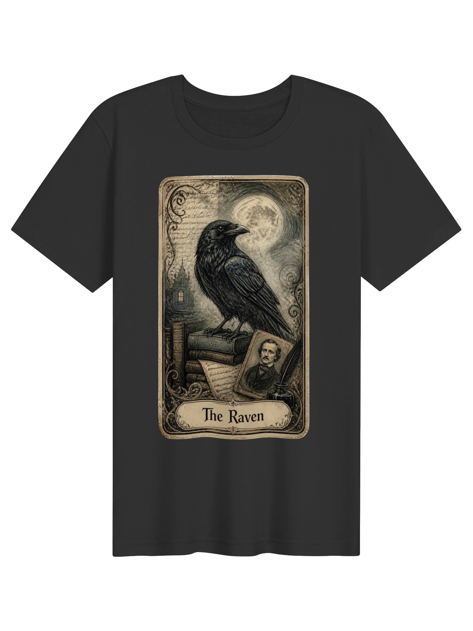 Edgar Allan Poe Tarot Shirt, The Raven Tee product image (2)