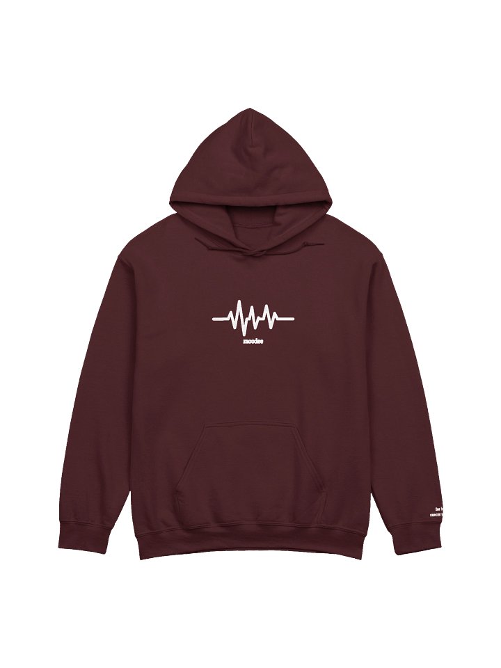 Maroon Blood Cancer United moodee. Hoodie product image (1)