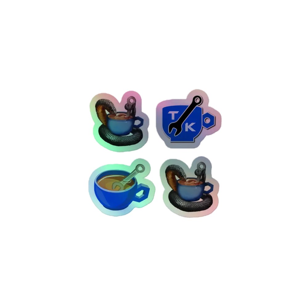 TheKengineer HoloLogo Stickers product image (1)