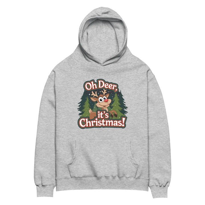 Festive Reindeer Christmas Hoodie product image (2)
