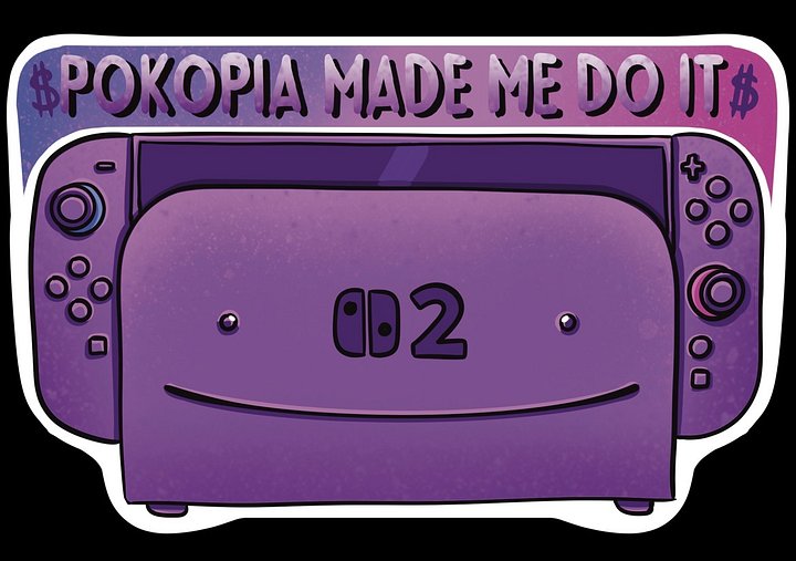 Pokopia Made Me Do It Sticker product image (1)