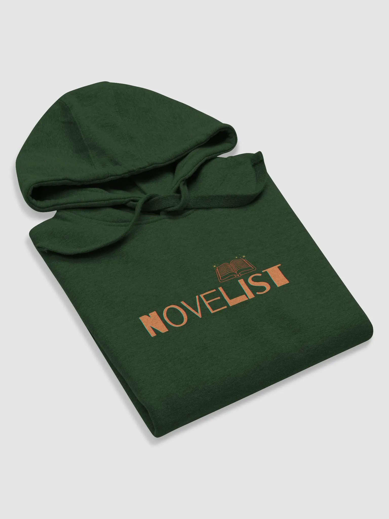 Novelist Unisex Hoodie in dark green product image (5)