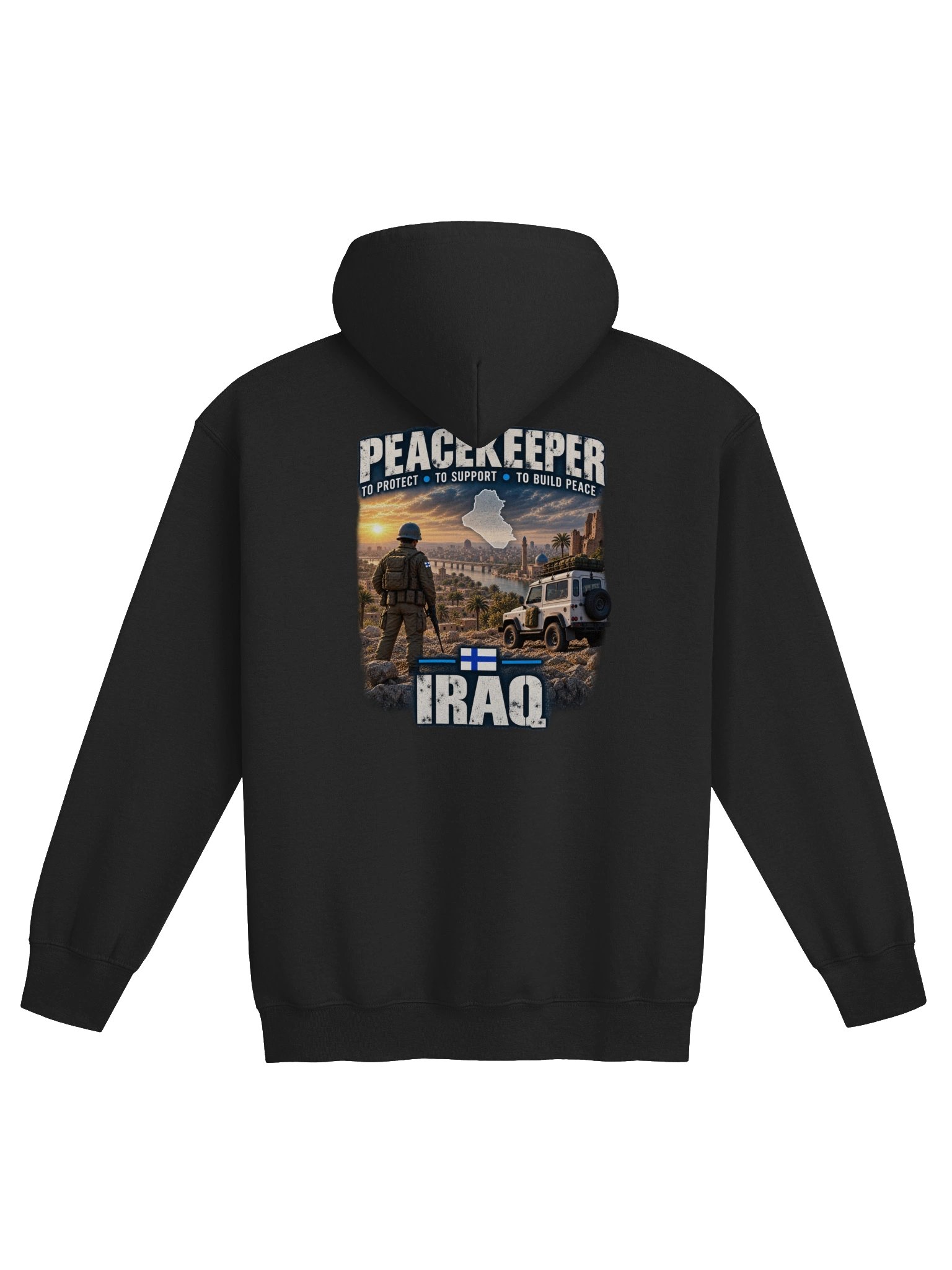 IRAQ Peacekeeper Zip Hoodie product image (2)