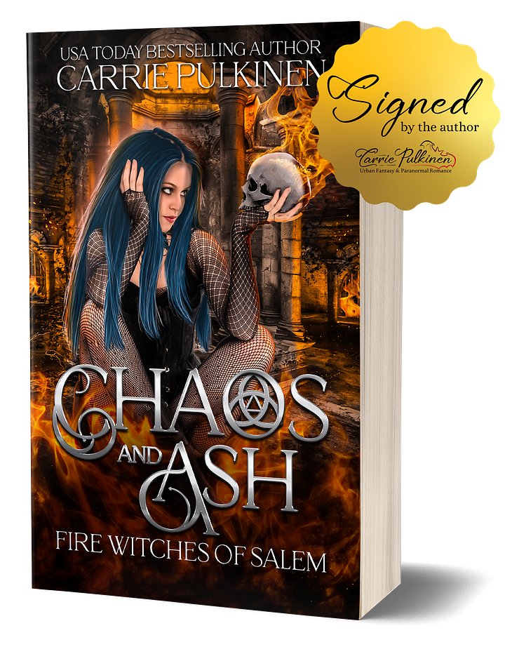 Chaos and Ash Signed Paperback product image (1)