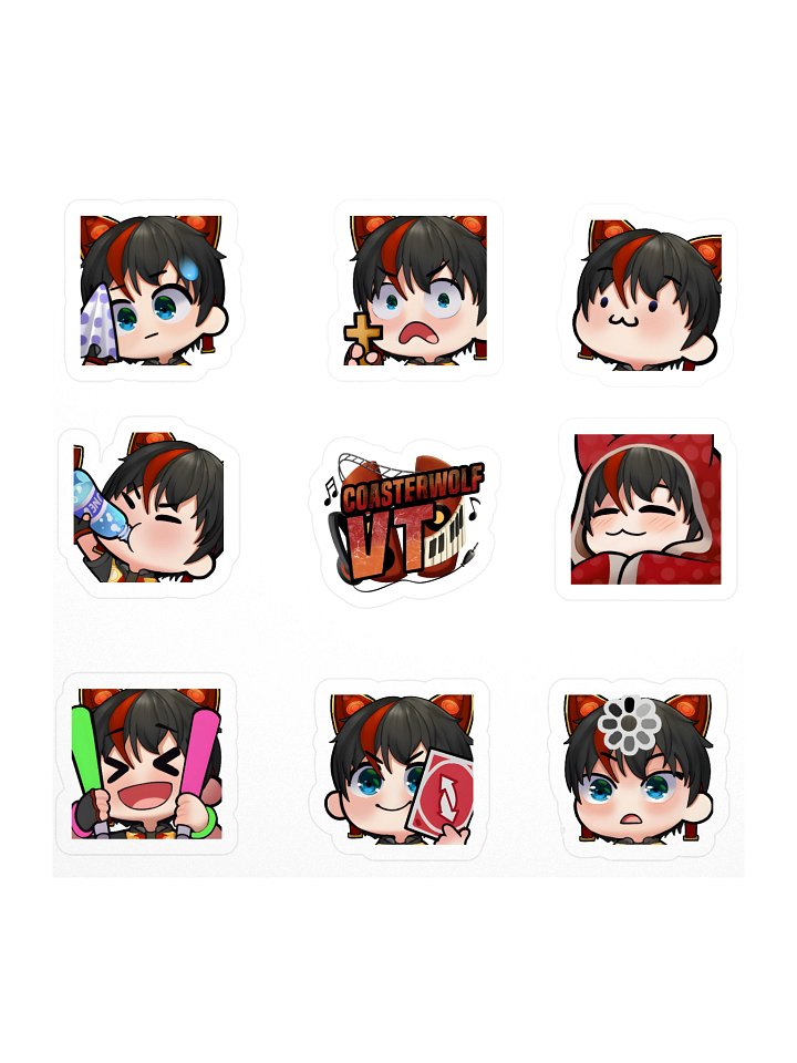 Coaster Emoji stickers product image (1)