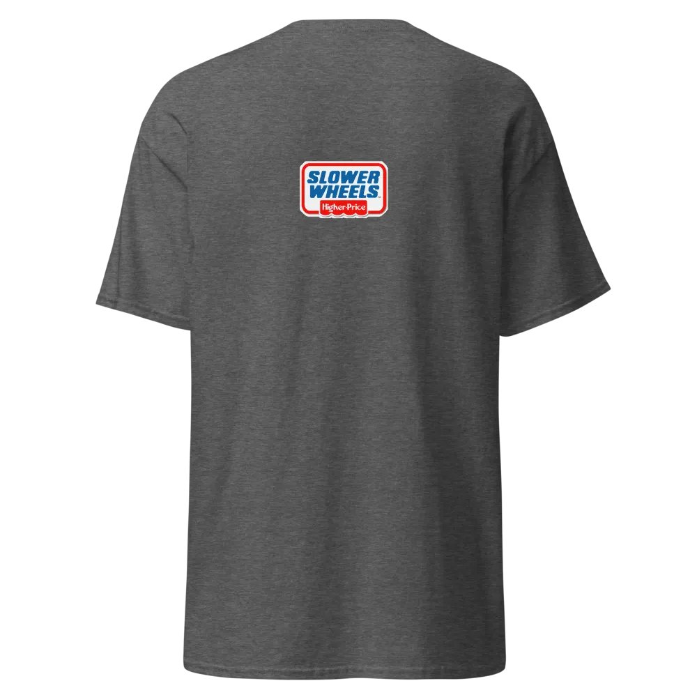 SLOWER WHEELS, HIGHER PRICE UNISEX EMBROIDERED HEAVY TEE product image (5)