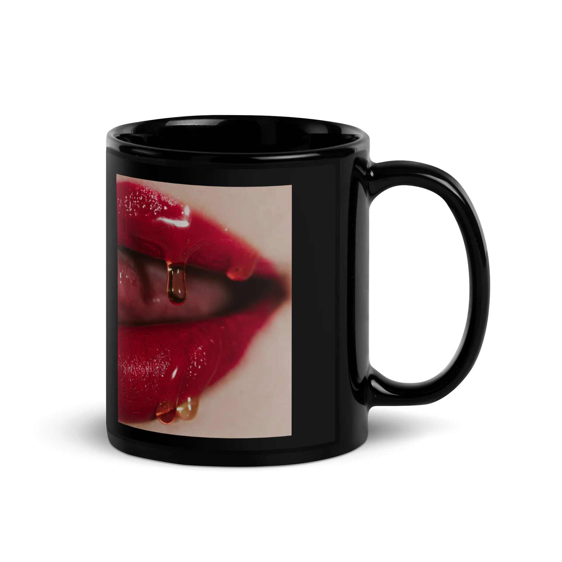 Red Drip Split Gloss Mug product image (3)